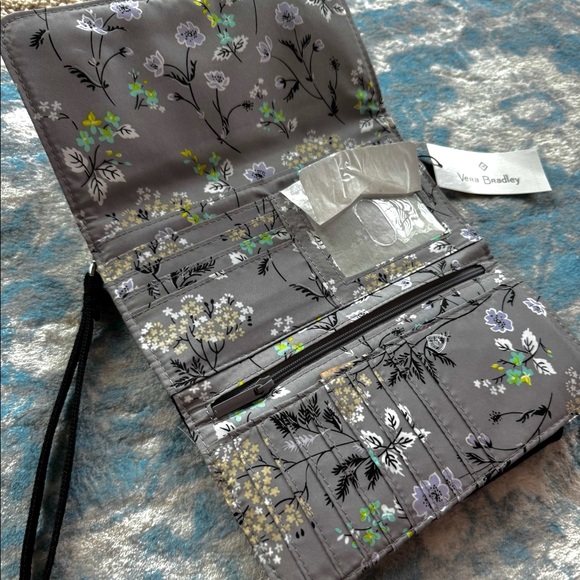 Black Vera Bradley Lighten Up Wallet - Picture 3 of 4